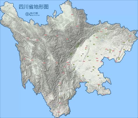 四川地理|四川省地形图、海拔、地势